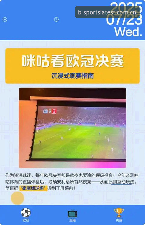 资深球迷分享：从欧联杯决赛看B体育平台观赛体验的实战心得